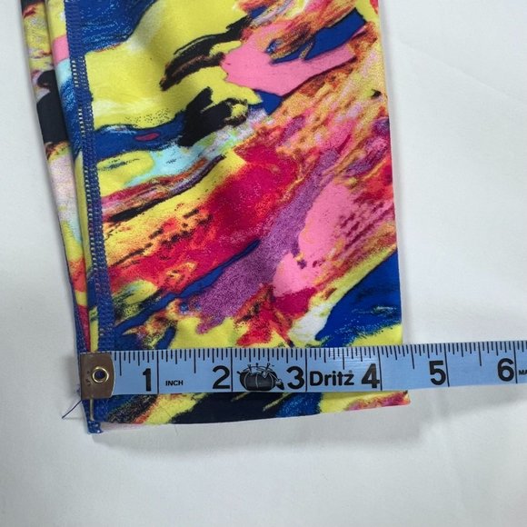 Athletic Works Womens Large Active High Rise Fashion Legging Colorful Running - Picture 9 of 11